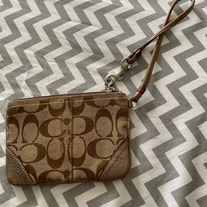 Coach wrist wallet